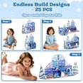 thumbnail image 4 of Magnetic Tiles Sets for Kids Ages 4 8 , Frozen 25PCS Magnetic Tiles, STEM Montessori Educational Toy for Boys Girls, Magnetic Construction Toys for 4-8 Year Old Kids Gifts, 4 of 8