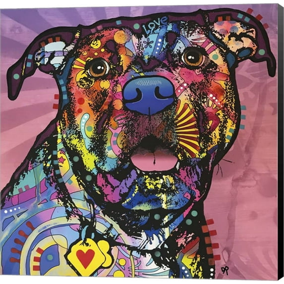Love Face by Dean Russo, Canvas Wall Art, 12W x 12H