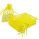 thumbnail image 1 of Xiao Hua Bolsas de regalo pequeñas de malla con cordón, amarillas, 15 x 20 cm, para dulces, 100 unidades, 1 of 5