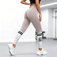 thumbnail image 2 of Akiihool Casual Yoga Pants for Women Yoga Leggings for Women High Waisted Tummy Control Yoga Pants with Pockets (Khaki,S), 2 of 7