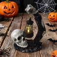 thumbnail image 1 of Halloween Decorative Items Skull Lanterns Resin Handicrafts Home And Outdoor Decorative Items, 1 of 9