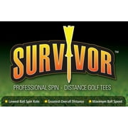 Green Keepers Survivor Driver Golf Tee 3-1/4″ - Blue and White Plastic Tee