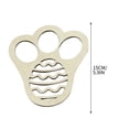 thumbnail image 3 of Qocolhg Easter Egg Bunny Themed Decorations for Home, Easter Reusable Template Prop Paw Template, Easter Gifts for Kids, Easter Decorations Outdoor Clearance, 3 of 3