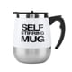 thumbnail image 1 of Taza de agitación automática, taza de mezcla automática acero inoxidable eléctrica portátil Taza café de agitación magnética Taza de mezcla automática, agitación automática magnética beber(Blanco), 1 of 12
