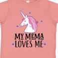 thumbnail image 4 of Inktastic My Mema Loves Me Girl Unicorn Girls Toddler T-Shirt, 4 of 5