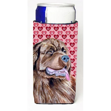 

Newfoundland Hearts Love And Valentines Day Portrait Michelob Ultra s For Slim Cans - 12 oz.