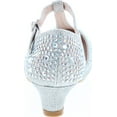 thumbnail image 4 of Link Jemma-12K Girls Youth Pageant Jewel Rhine Stone Mary Jane High Heel Dress Shoes, 4 of 7