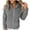 Gray, variant on Chbgutlmr Fleece Jacket Women Full Zipper Long Sleeve Comfy Warm Coats Winter Hooded Casual Fuzzy Outerwear with Pockets