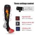 thumbnail image 2 of Savior Heat 7.4V Rechargeable Heated Socks for Men - Washable Electric Winter Warming Socks for Hunting Skiing Outdoors - Battery Included, 2 of 5