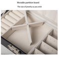 thumbnail image 3 of Pure Color Jewelry Box Ring Earrings Necklace Multifunctional Jewelry Storage Box, 3 of 9