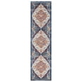 thumbnail image 2 of Luxee Designs Alexandria Collection 3x10 Runner Rug, Medallion Rugs for Laundry Room, Entryway, Bathroom, Kitchen, Pet Friendly, Low Pile, High Traffic Area, Stain Resistance - Gray/Red, 2 of 10
