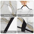 thumbnail image 6 of Grey and Gold Marble Pattern Teens Toddler Nap Mat with Pillow, Sleeping Mat Bag for Preschool Daycare 59"x22", 6 of 6