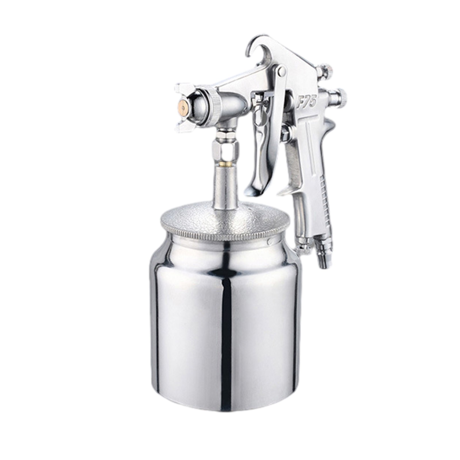 Snmubt Paint Sprayer, HVLP Gravity Feed Air Spray Gun, Air Spray Gun Kit with 1.4/1.7/2.0/2.5mm Adjustable Nozzle and 400ml Aluminum Cup, Suitable for Car Primer, Furniture, Wall Surface Painting