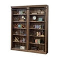 thumbnail image 2 of Martin Furniture Avondale 5-Adjustable Shelf 2 PC Tall Wood Bookcase in Wall Oak, 2 of 7