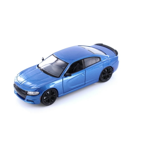 2023 Dodge Charger SXT Hardtop, Blue - Showcasts 77387D - 1/24 Scale Diecast Model Car