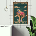 thumbnail image 2 of LOLUIS Mental Health Matters Poster, Vintage Mental Health Awareness Posters, Therapy Counseling Wall Art Home Office Decor DS3, 2 of 7