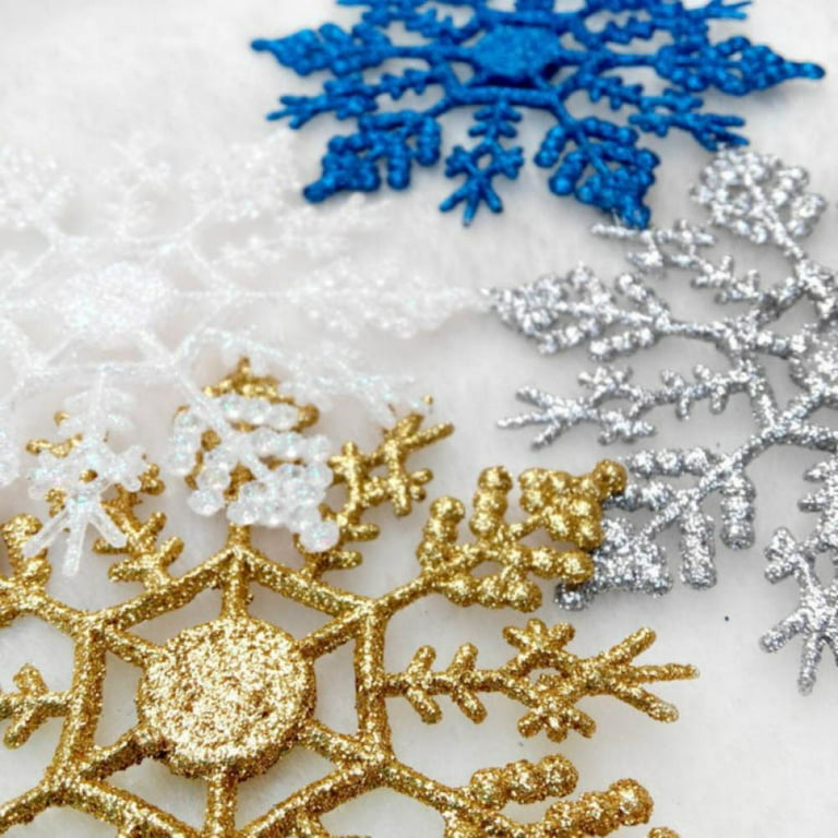 72 Pcs Luminous Glitter Christmas Snowflake Mini Snowflake for Craft Tiny  Resin Snowflake Charms Mini Snowflake Ornaments Snow Shaped Craft  Decoration