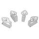 thumbnail image 1 of 8 pcs silver Leaf Shape Stainless Steel Cloth Clip Tablecloth Clamp Holder Table Cover Clamps Table Cloth Holder, 1 of 5
