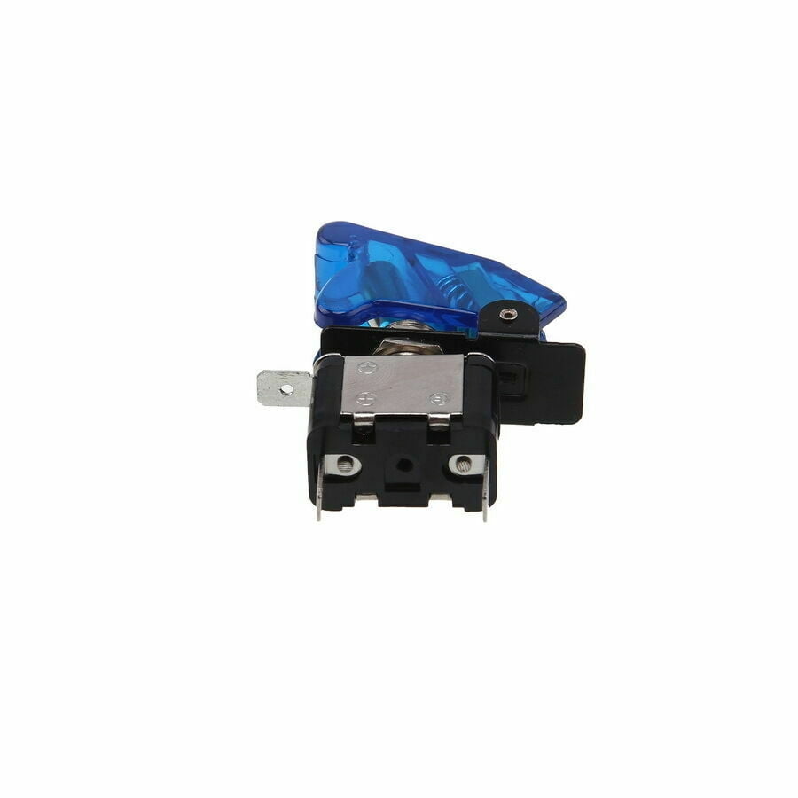 SPST Blue LED Light Metal Tip Toggle Switch 12V 20A On/Off Automotive/Car/Boat 