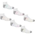 thumbnail image 2 of Fruit Of The Loom Girls 7 Pack Low Cut Socks, 2 of 3