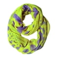 thumbnail image 1 of Peach Couture Vintage Multicolored Classic Bright Polka Dot Infinity Loop Scarf, 1 of 8