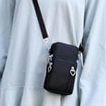 thumbnail image 6 of YOUI-GIFTS 3-Layers Crossbody Bag Cellphone Pouch Armband Wallet Nylon Smartphone Purse with Earphone Hole, 6 of 7