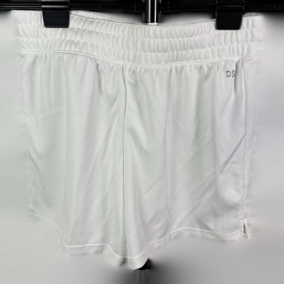 DSG Girls Kids Mid Rise Mesh Short Pure White Size S/M
