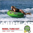 thumbnail image 3 of Airhead Rebel Kit | 1 Rider Towable Tube w/Rope & Pump, Multi, One Size (AHRE-12), 3 of 5