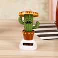 thumbnail image 4 of Cabezal vibrador de juguete para decoración de salpicadero con forma de cactus, 4 of 5