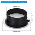 thumbnail image 2 of Unique Bargains Évent Rond de 8 Pouces, Diffuseur de Plafond Réglable, Couverture de Gril en ABS avec Moustiquaire Rotative, 2 of 5
