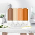 thumbnail image 6 of Travel Bottles for Toiletries, 3oz Tsa Approved Travel Size Containers, BPA Free Leak Proof Travel Containers for Toiletries, Refillable Travel Accessories for Shampoo Conditioner Apricot, 6 of 7