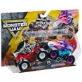 thumbnail image 7 of Monster Jam, Sparkle Smash Vs. Racing Stripes Die-Cast Monster Trucks, 1:64 Scale, Kids Toys for Boys Ages 3 and up, 7 of 7
