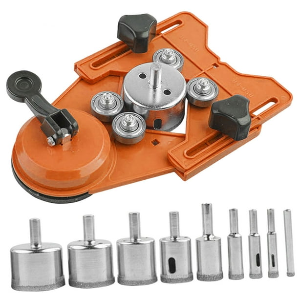 Diamond Drill Drill Guide Fixture Construction Tools Hole Marble Tile Ceramic 11pcs