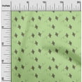 thumbnail image 2 of oneOone Cotton Silk Lime Green Fabric Honey Bees With Hexagon Texture Sewing Material Print Fabric By The Yard 42 Inch Wide, 2 of 4