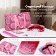 thumbnail image 2 of Set de Mahjong Kyerlish de 166 fichas con bolsa de transporte rosa, 2 of 9