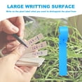 thumbnail image 4 of Uxcell 50 Pcs Plastic Plant Tags, Wrap Around Plant Labels Adjustable Nursery Garden Tags with Pen for Plant Blue, 4 of 6