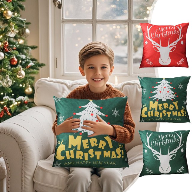 Almohada En Nochebuena onlyliua Almohada Parasala de Estar Almohada para Oficina Almohada para Siesta