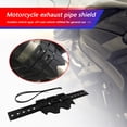 thumbnail image 2 of Protector de escape ovalado redondo para silenciador de motocicleta de silicona universal (negro) Hugtrwg  Para estrenar, 2 of 5