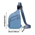 thumbnail image 3 of HGIEYS Shoulder Bag for Women and Men, Anti-Theft RFID Crossbody Sling Bag, for Travel, Commute and Daily Use, 3 of 4