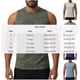 thumbnail image 3 of Ceisia Men's Slim Fit Sleeveless Crew Neck Tank Top Distressed Mottled Print Performance Sports Top Blue L Gifts, 3 of 9