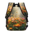 thumbnail image 4 of Disketp Butterflies In Flower Field Mochila Estampada para Hombre y Mujer – Mochila Ligera Clásica con Múltiples Bolsillos para Universidad, Trabajo y Viajes-One Size, 4 of 5