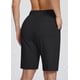 thumbnail image 2 of Baleaf Bermudas De 10.0 In Para Mujer, Pantalones Cortos Largos De Algodón, Informales, De Verano, Hasta La Rodilla, Pantalones Cortos De Ejercicio Para Caminar Con Bolsillos, Negro S, 2 of 5