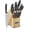 Black/Stainless Steel, variant on Block Knife Set, 12pc Cutlery Knife Set with Steel Blades for Precise Cutting, Lightweight, Stainless Steel, Durable & Dishwasher Safe, C77SSW-12P