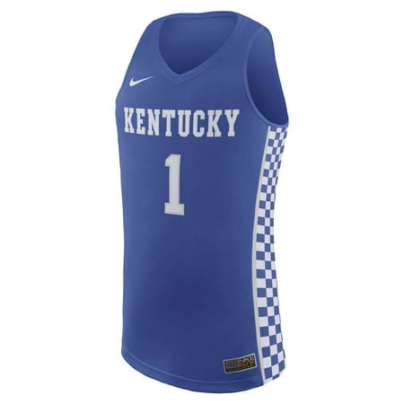Kentucky Wildcats Basketball Jersey - Nike Kentucky Wildcats Replica Basketball Jersey - #1 Royal