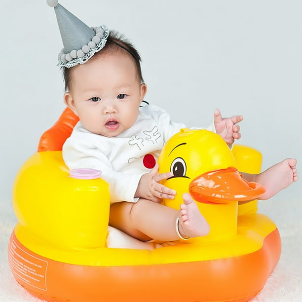 Bangcool Baby Sofa Inflatable Thicken Duck Design Baby Sitting Chair Infant Support Seat Other