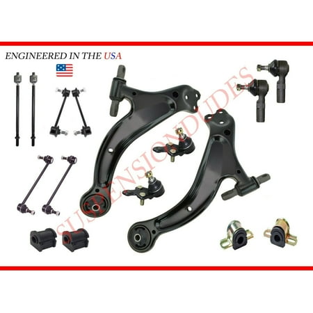 16PC Complete Front Suspension Lower Control Arm Kit for Toyota Avalon Solara