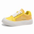 thumbnail image 2 of Men's Light Blue Mesh Breathable Platform Sneakers, Casual Summer Low-Top Shoes, 2 of 10