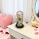 thumbnail image 5 of Cheapark Valentines Day Preserved Rose in Glass Dome with Gold Foil Gift Butterfly Ornament for Home Desk Table Romantic Decor, 5 of 6