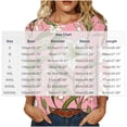 thumbnail image 4 of Trikvn Botanical Floral Long Sleeve Tops for Women Crewneck Casual Blouse Lightweight Breathable Shirts Great with Board Shorts or Beach Shorts for Summer Vacation, S-5XL, 4 of 6