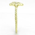 thumbnail image 4 of 3W500 - Gold Brass Ring with AAA Grade CZ in Clear, 4 of 4
